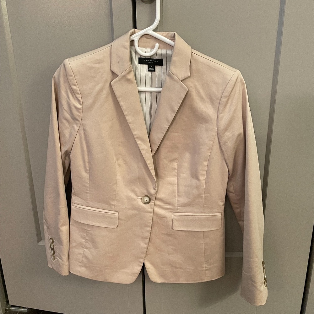 Tan Blazer - Ann Taylor